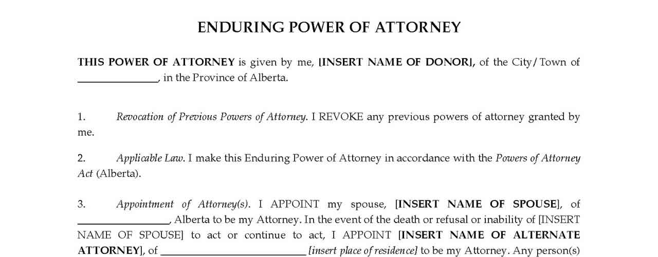 Why do I need an enduring power of attorney as well as a will? - Olsen